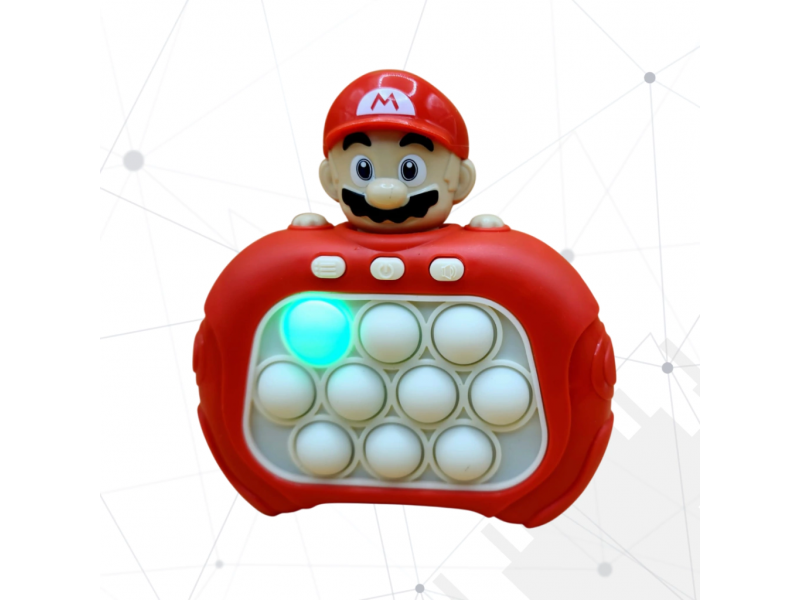 لعبة Pop It الإلكترونية الحسية المضادة للتوتر - شخصيات سوبر ماريو