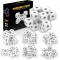 ٨٠ قطعة من مكعبات إنفينيتي، ألعاب حسية لتخفيف التوتر، مكعبات ربط، ألعاب بناء، مكعبات أحجية متحولة لتخفيف التوتر والقلق، مكعبات ثلاثية الأبعاد قابلة للقلب، مناسبة للبالغين والأطفال، أو لمن يعانون من اضطراب نقص الانتباه وفرط النشاط والقلق والتوحد.