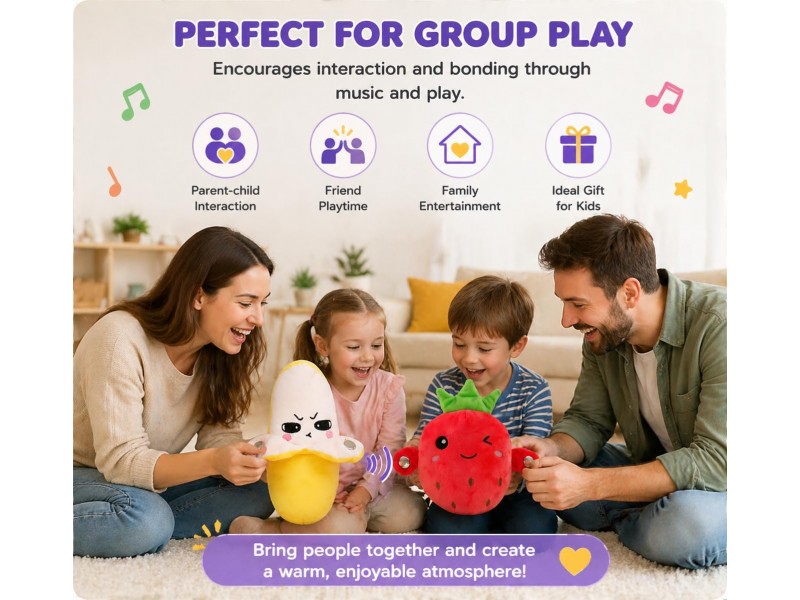 Memoji Interactive Sensory Toy for Kids | Smart Musical Toy that Responds to Clapping and Movement
