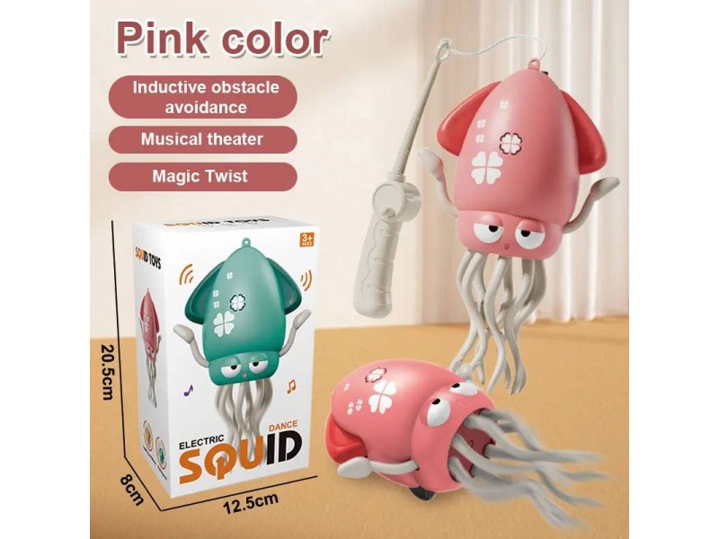Dancing Octopus Toy for Kids: Electric Belly Crawling Octopus, Magical Dancing Musical Squid Toy