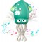 Dancing Octopus Toy for Kids: Electric Belly Crawling Octopus, Magical Dancing Musical Squid Toy