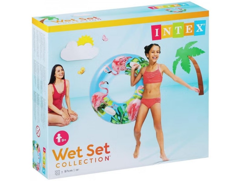 Intex swimming floats, various shapes