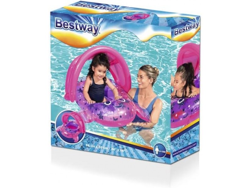 Bestway 86 x 66 Crab Design Children's Floating Raft