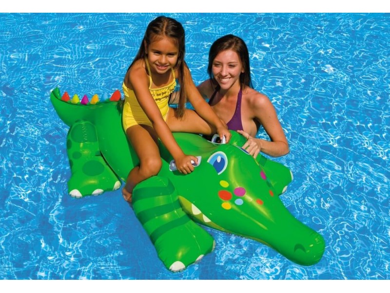 inflatable crocodile float