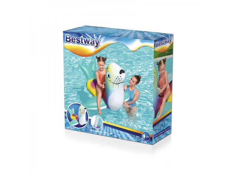 Seal-themed swimming floats