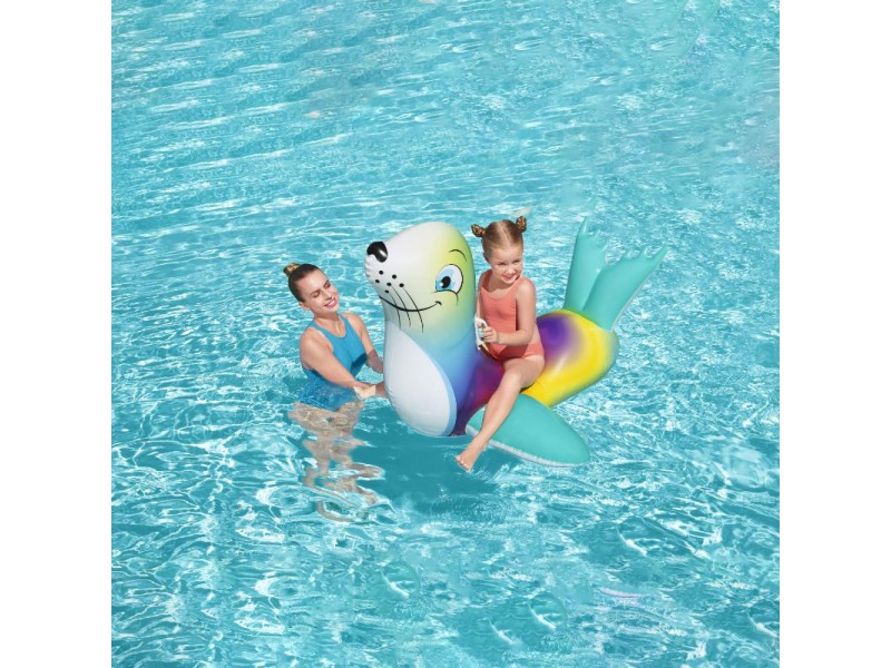 Seal-themed swimming floats
