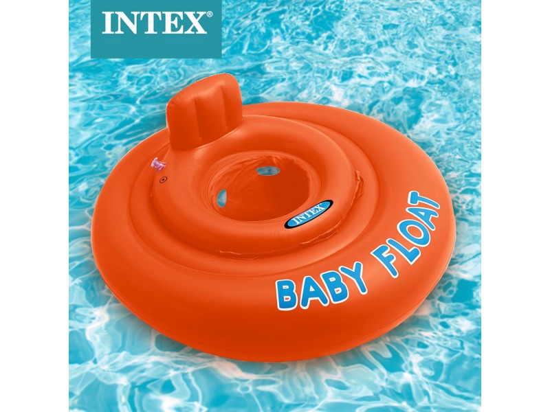 Intex inflatable baby float, 76 cm, children's swimming seat,
