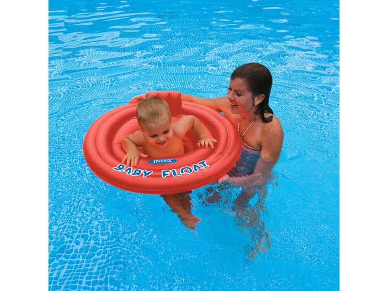 Intex inflatable baby float, 76 cm, children's swimming seat,