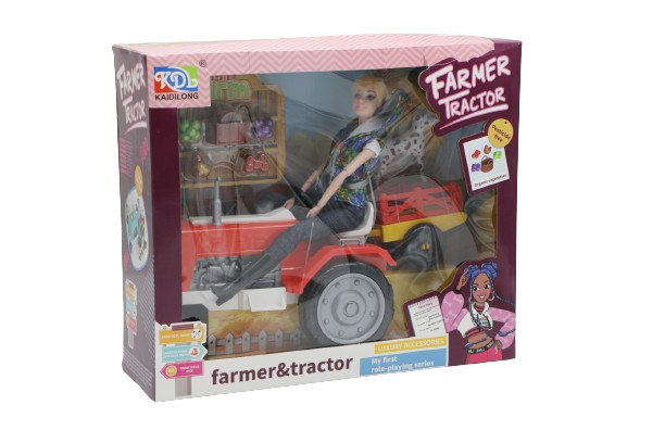 Tractor Toy Barbie On A Tractor Doll Toy With Tractor